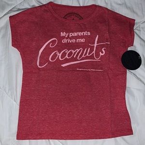 Tiny Whales Girls Tee - My Parents Drive Me Coconuts!
